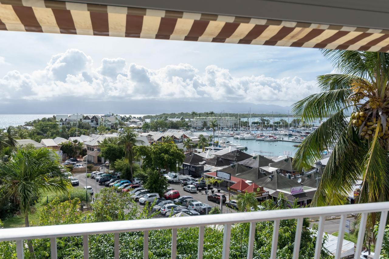 Superbe Studio En Duplex, Vue Sur Mer Et Piscine Le Gosier  Kültér fotó