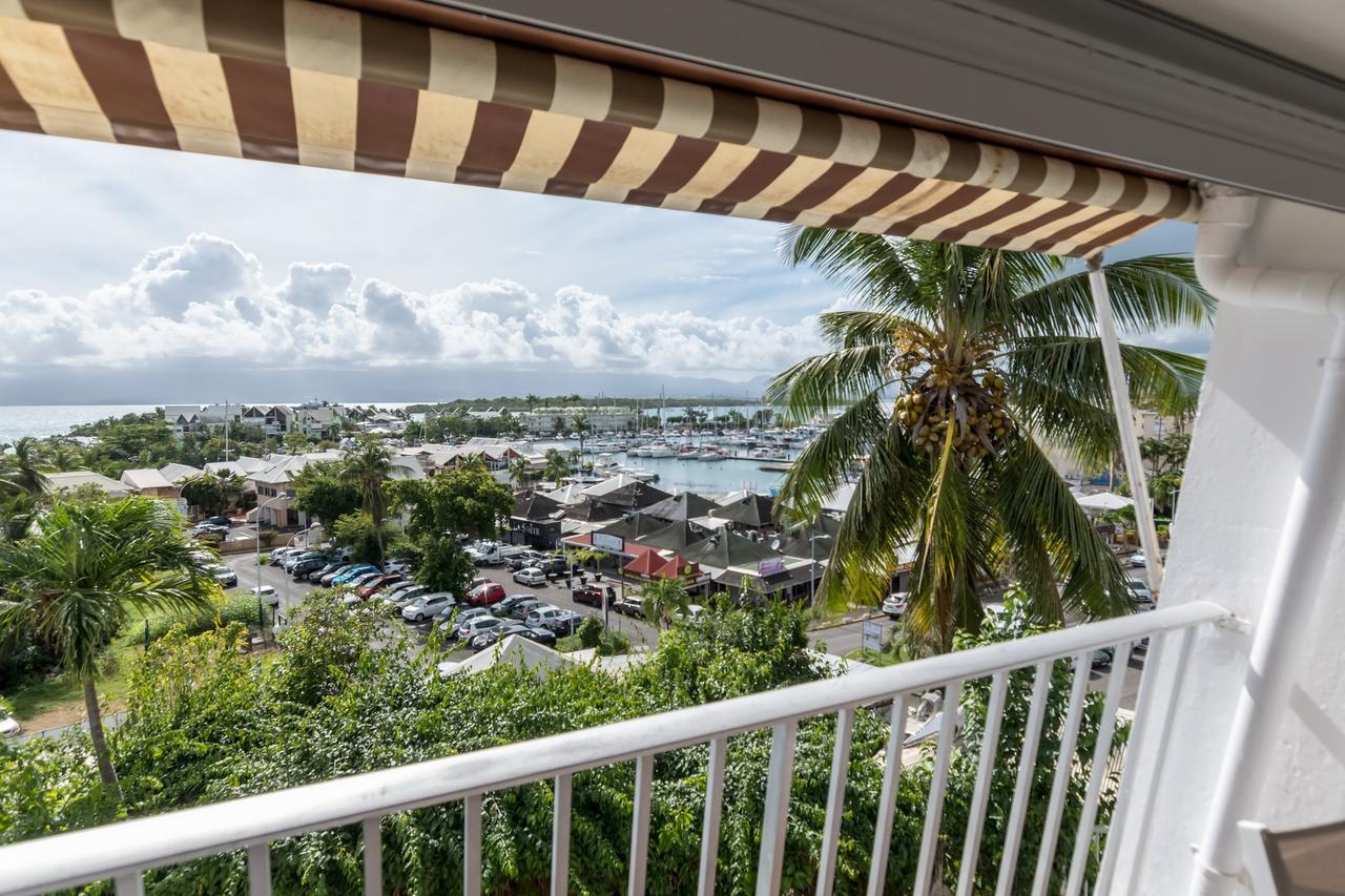 Superbe Studio En Duplex, Vue Sur Mer Et Piscine Le Gosier  Kültér fotó